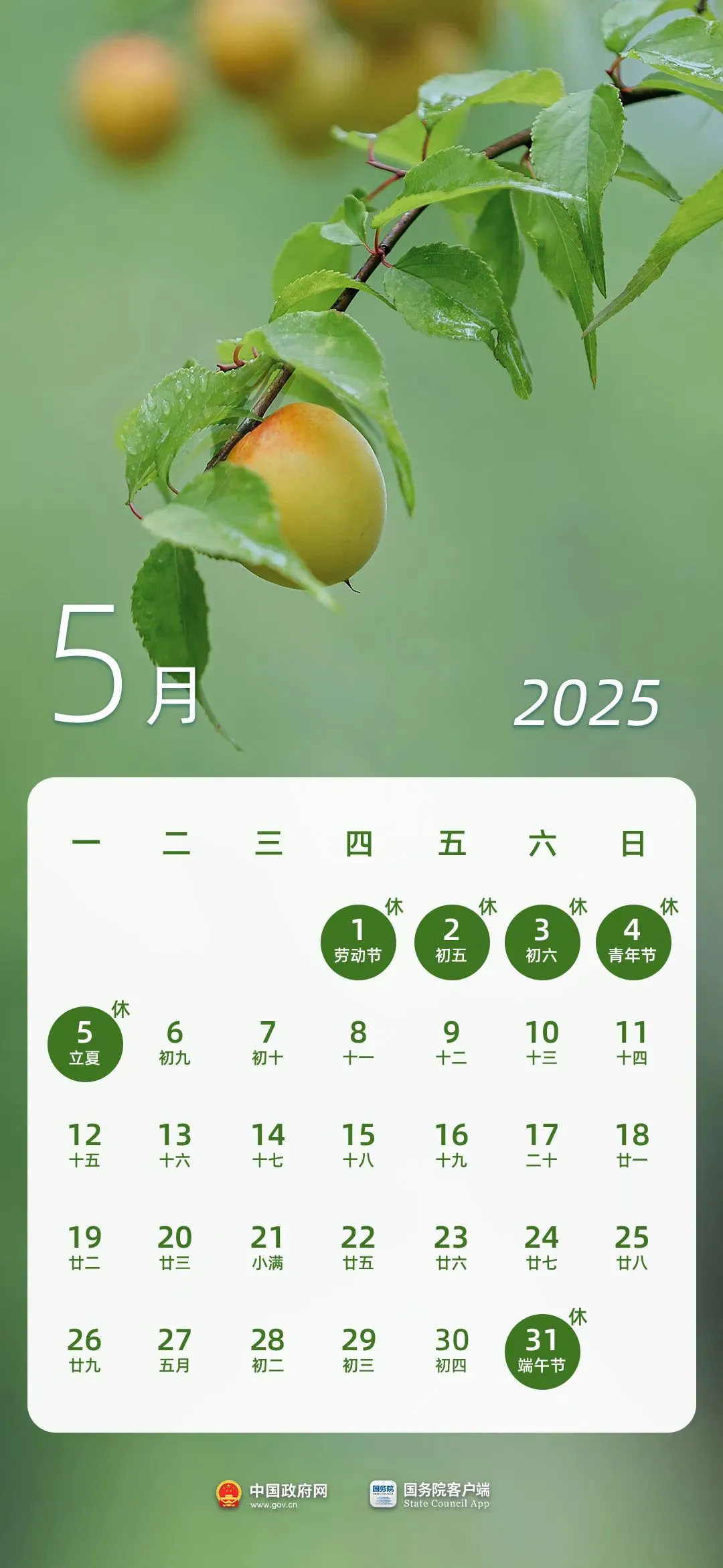 2025年放假日历来了！(图5)